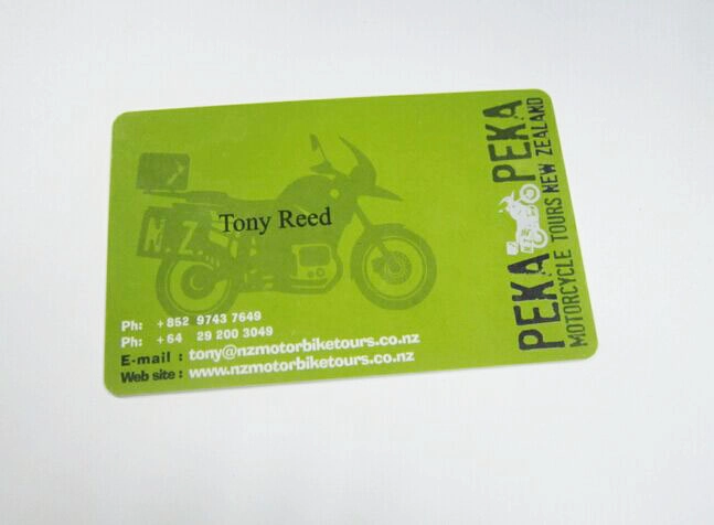 plastic contactless card printing