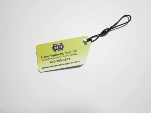 customized hard pvc nfc key tag for hotel room
