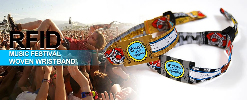 rfid woven wristband
