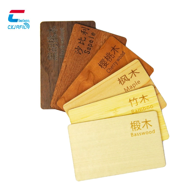 NFC Wood Card Detailed Images