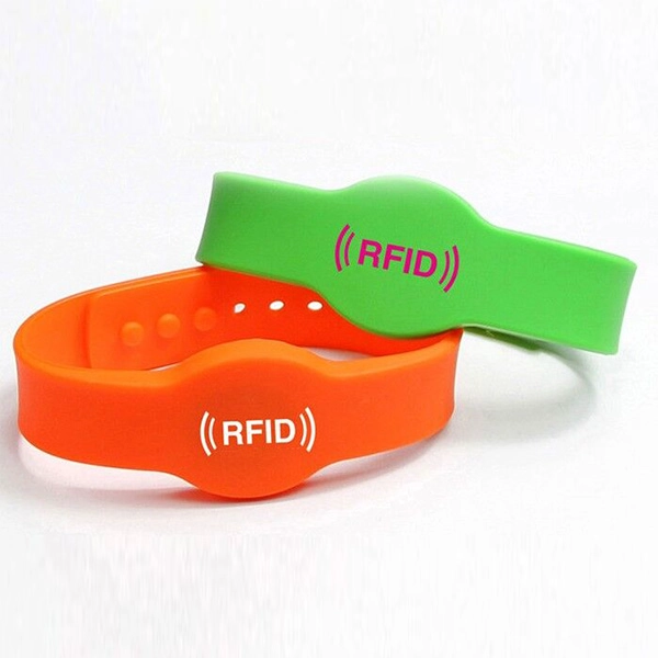 adjustable waterproof silicone rfid wristband