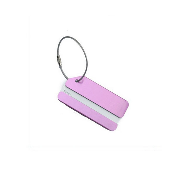 metal luggage tag