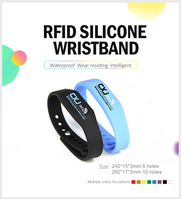Silicone RFID Fitness Gym Bracelet