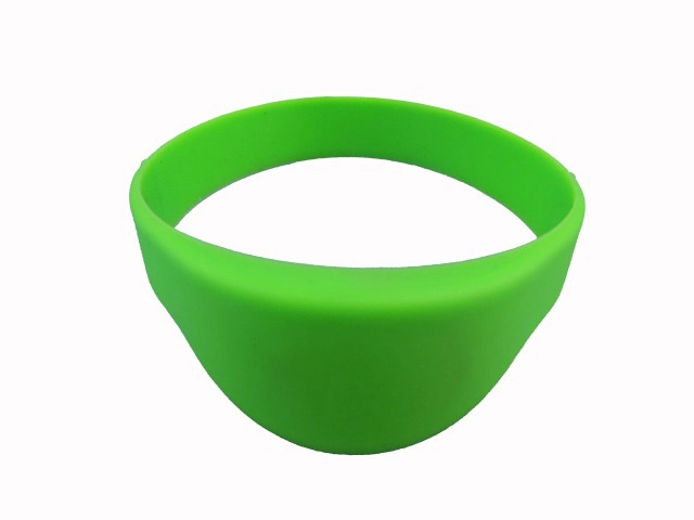 close semicircle silicon RFID wristband