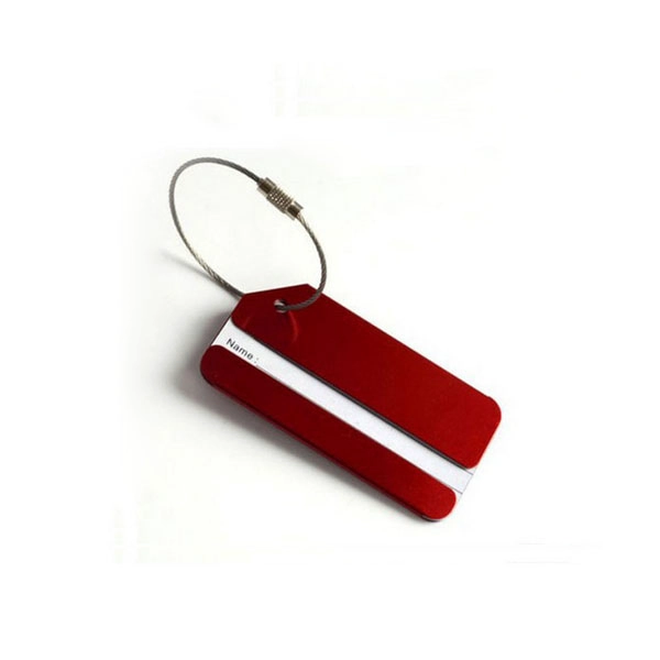 metal luggage tag