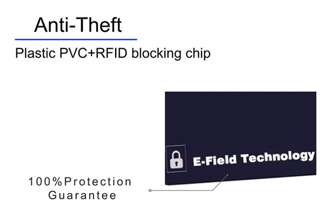 protective RFID blocking card for credit card