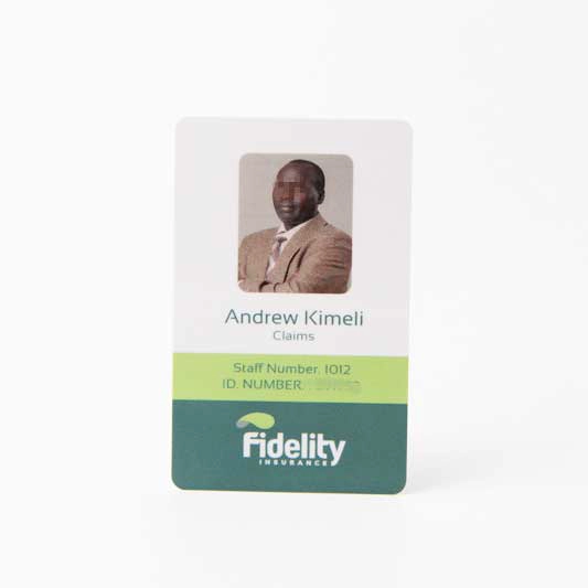 Plastic Business Card Detailed Image