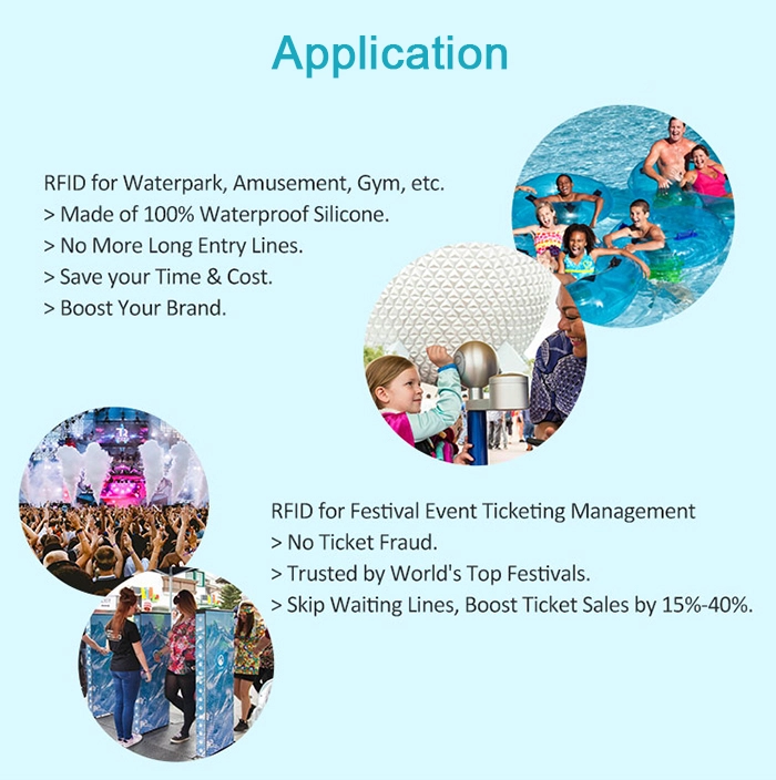 rfid rubber wristbands for events