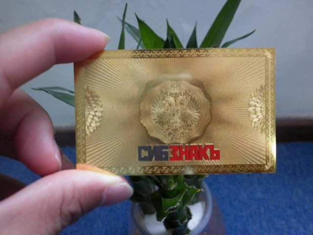 high quality custom metal name card