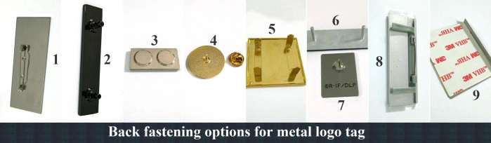 custom metal tags for clothing