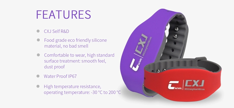 Long Range Silicone UHF RFID Wristband