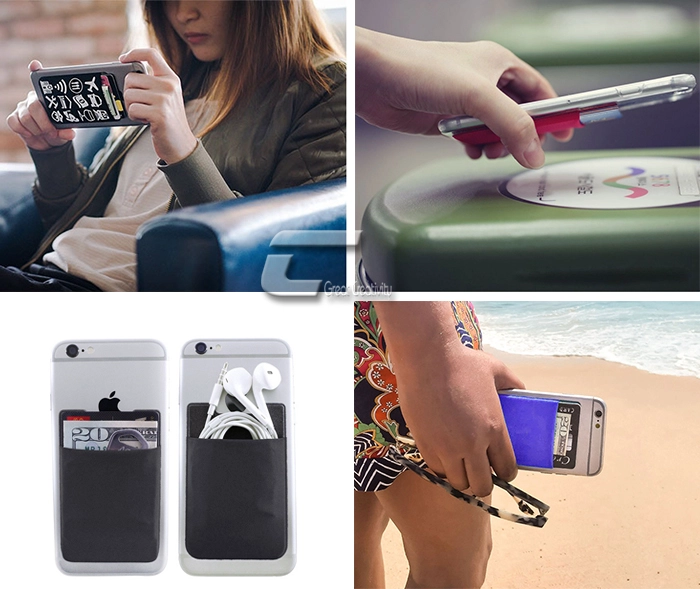 lycra phone wallet