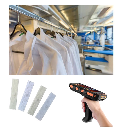 uhf rfid textile tags for hotel linen tracking