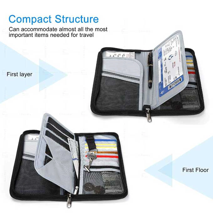 RFID Travel Passport Wallet Supplier