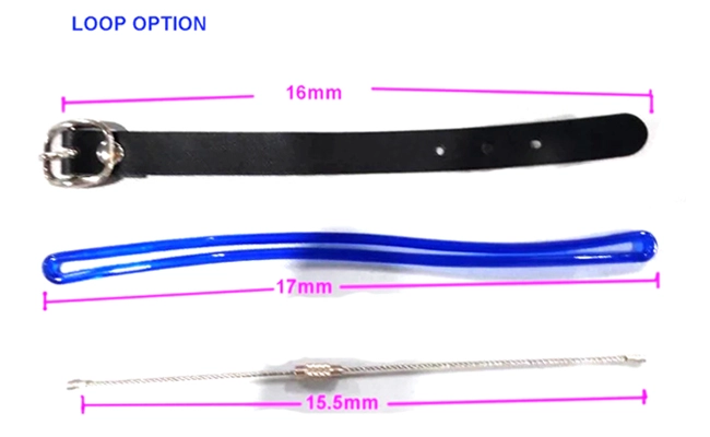 plastic luggage tags straps options
