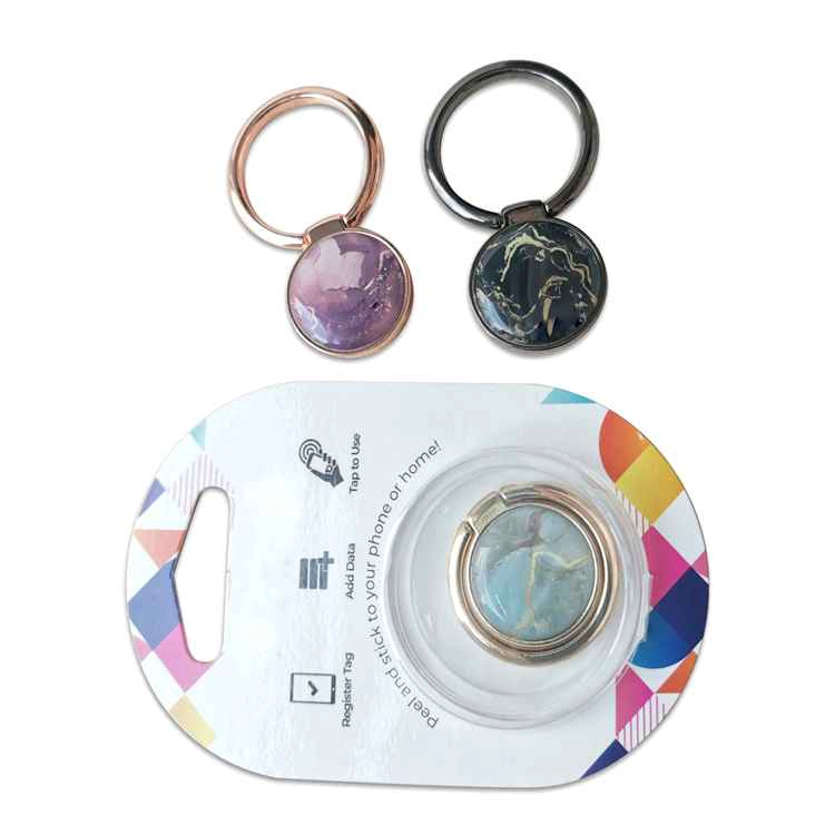 NFC Tag Social Metal Ring Mobile Phone Holder-4