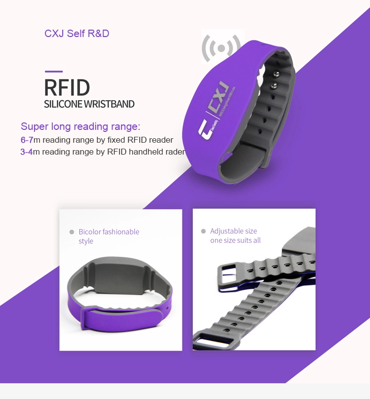 Long Range Silicone UHF RFID Wristband