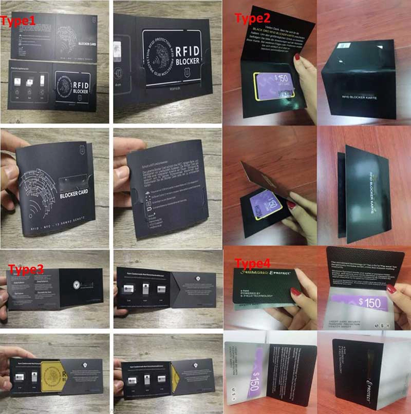 ISO 14443A RFID Blocking card