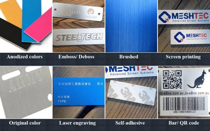 engraved metal name plates