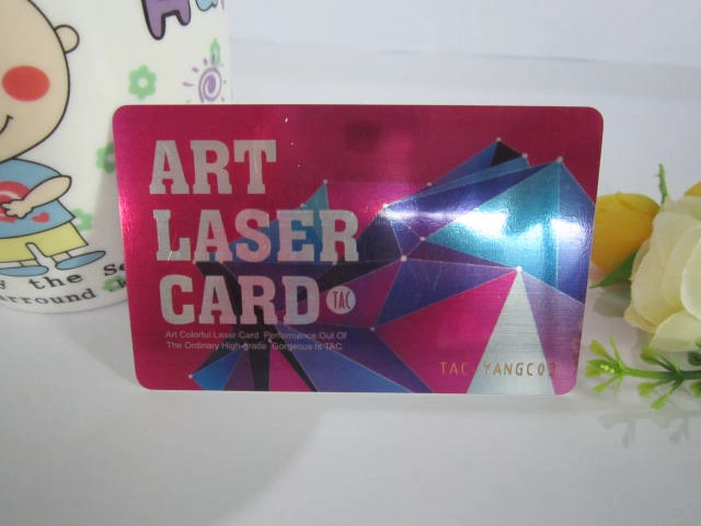 Read-Write RFID art laser card of high quality