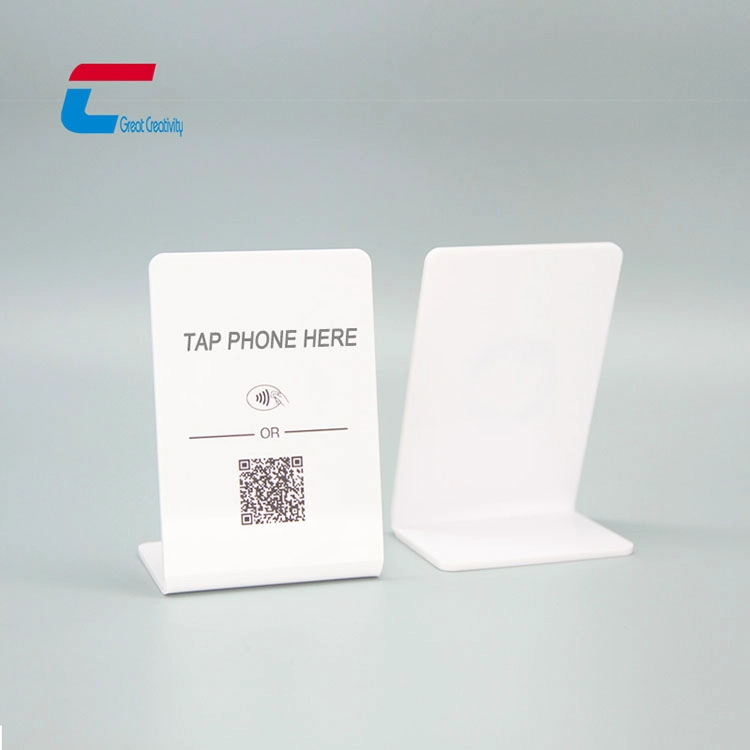 Custom NTAG213 NFC Menu Stand