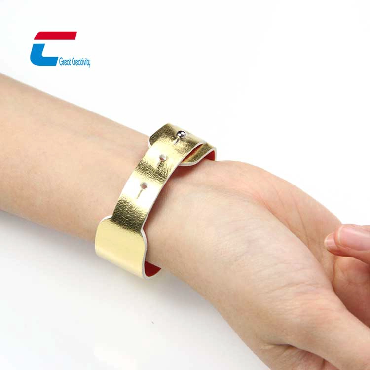 custom rfid leather wristband