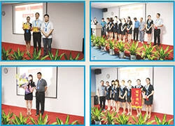 创新佳批发公司五月总结评估会