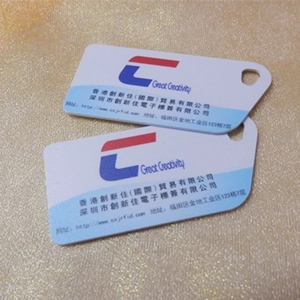 China 13.56 mhz mini hard pvc NFC smart tags manufacturer