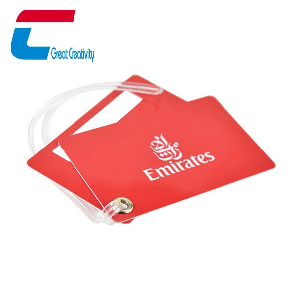 China China Manufactured Business Card Size PVC Luggage Tag manufacturer