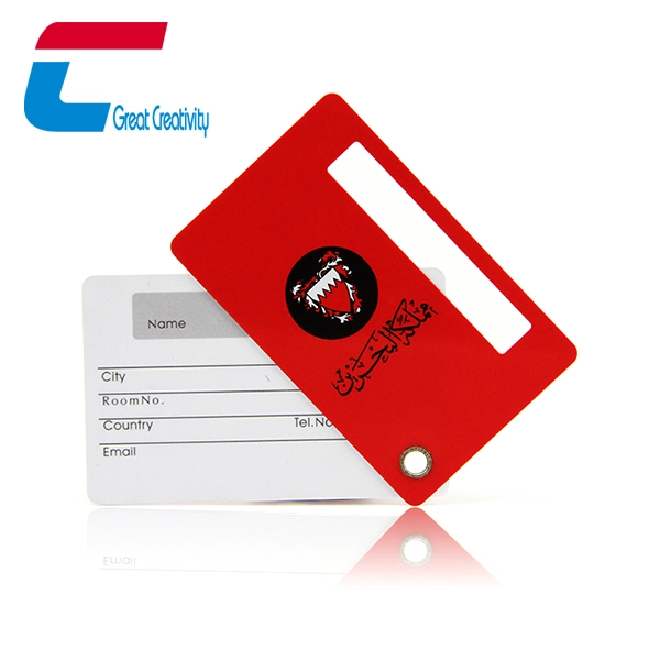 China China Manufactured Business Card Size PVC Luggage Tag manufacturer