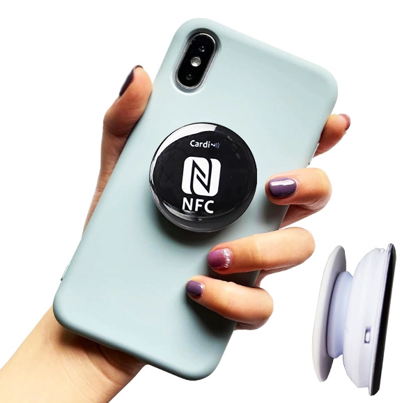 Chine Support de téléphone portable Airbag Pop-up personnalisé, étiquette époxy NFC étanche 3M, vente en gros fabricant
