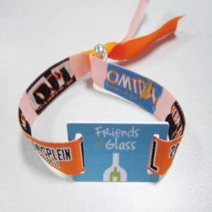 China pvc reutilizável pulseira de tecido tag nfc fabricante