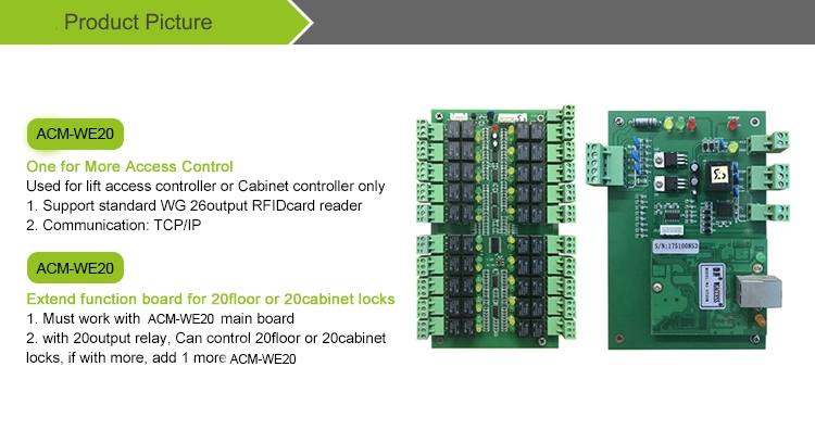 20 Floors Elevator Controller Access Control Board ACB-DT20K