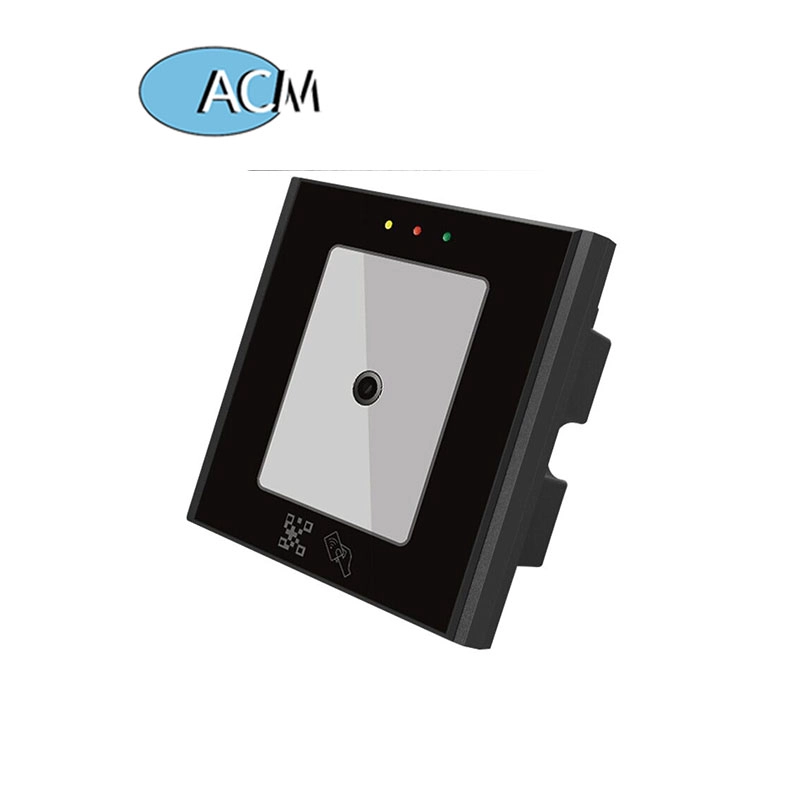 Қытай 125кц 13,56мгц орнатылған USB QR код сканері wiegand rfid кіру картасын оқу құрылғысы фабрикант