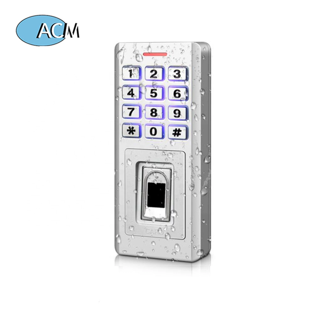 125khz Metal Waterproof Smart Card Standalone RFID Time Attendance Access Controller System Biometric Fingerprint Keypad