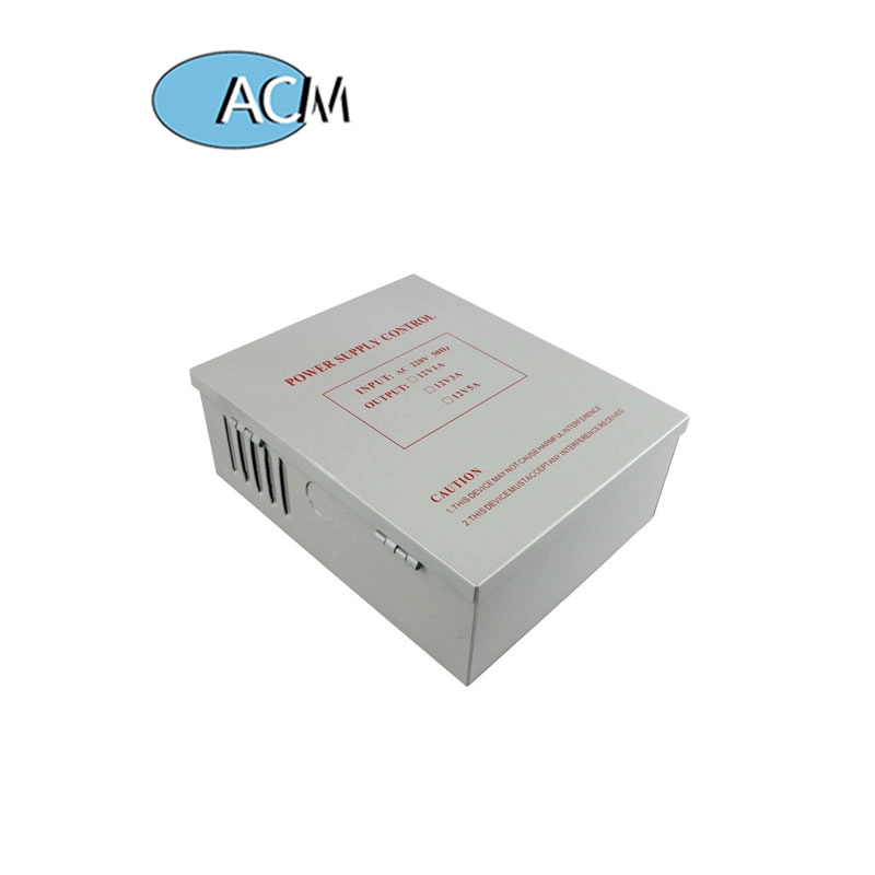 Fuente de alimentación de 12V 5A 110-240V 50-60Hz Proveedor de potencia Interruptor de alimentación para el sistema de control de acceso