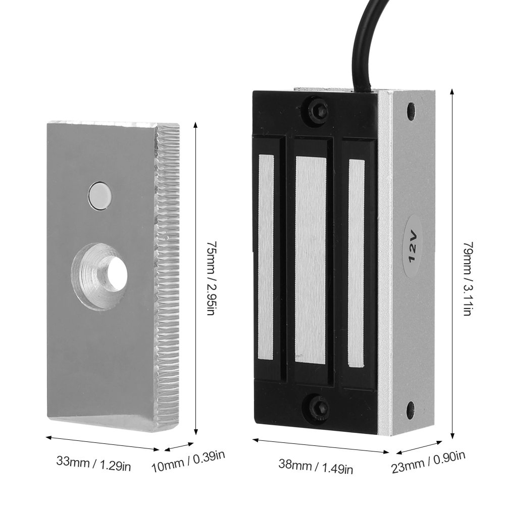12V 60KG Mini Electromagnetic Lock 24V