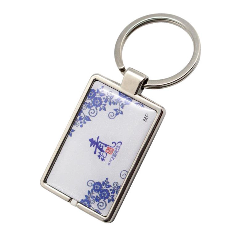 IC Epoxy Keyfob Custom NFC Chip RFID Proximity Epoxy Keyfobs Ring Tags