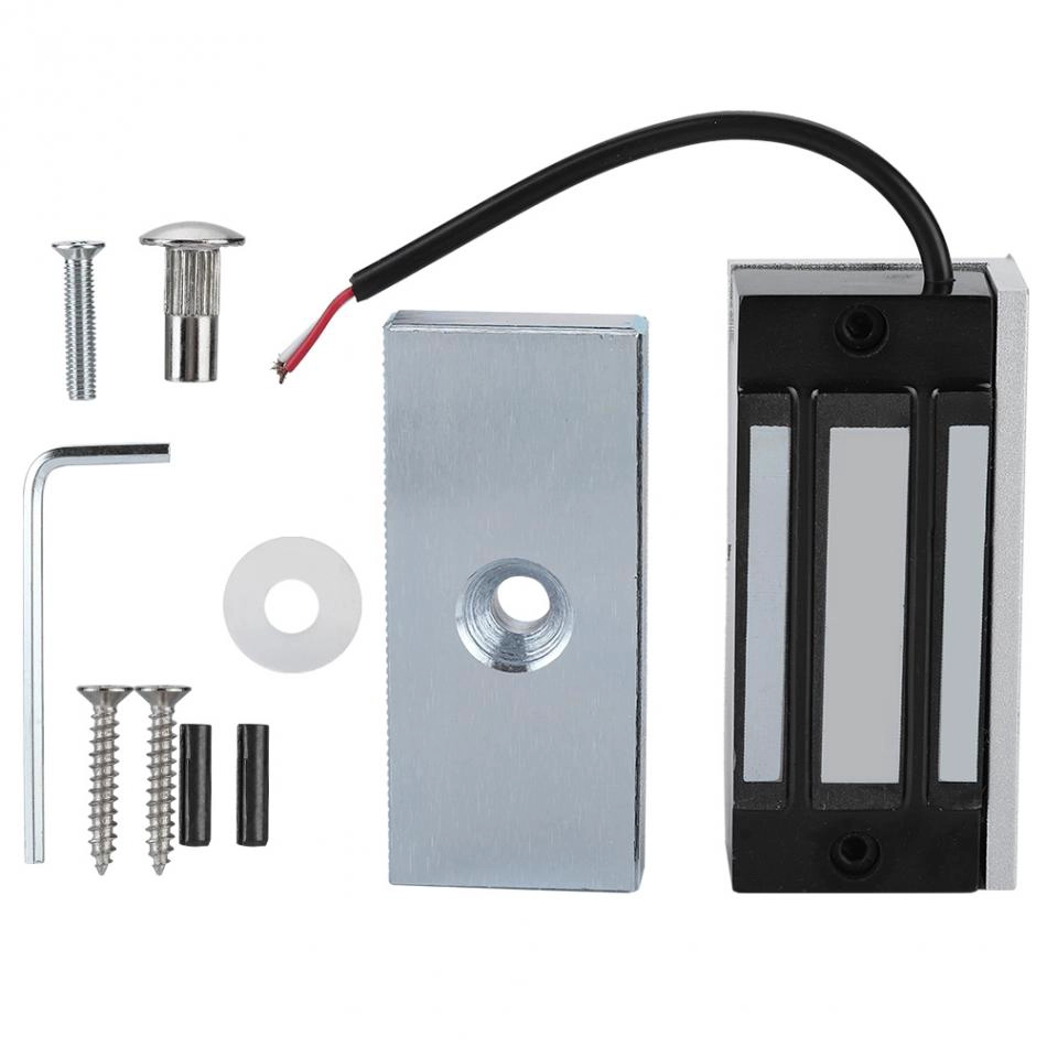 24V Magnetic Door Locker EM 60KG 100LBS Cabinet Locks Electromagnetic Lock