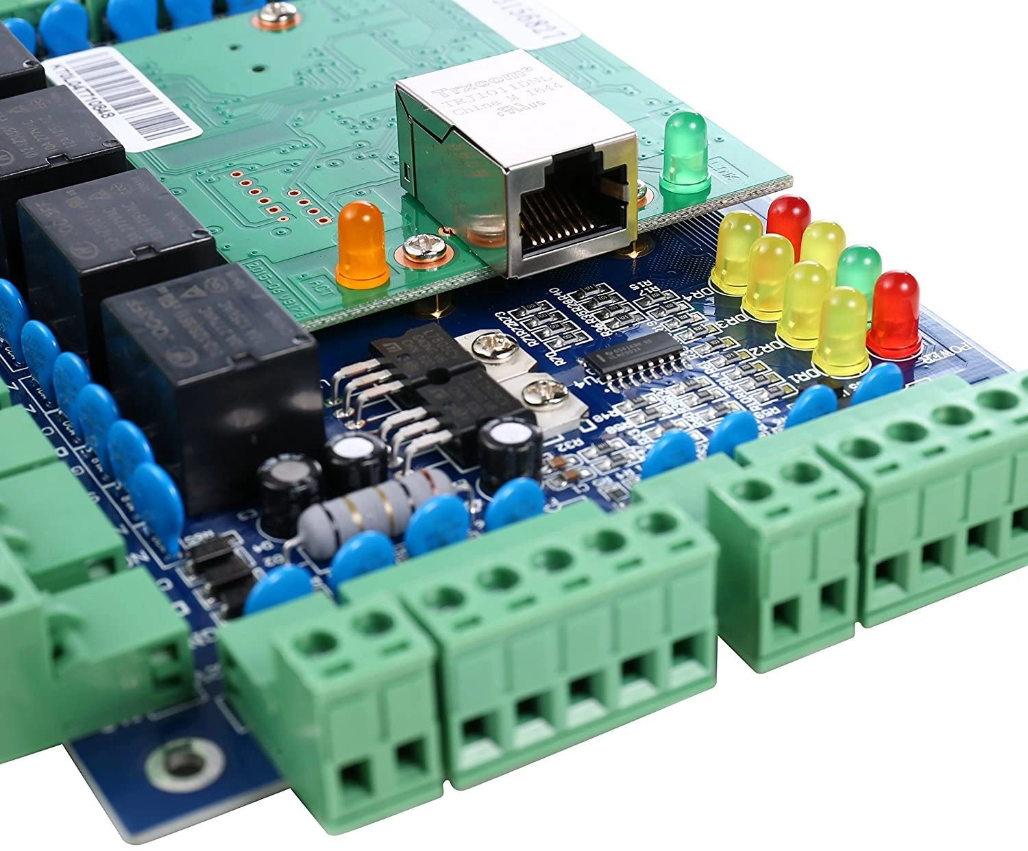 4 Door Network Access Controller with Metal Case Wide Voltage Power Supply Controller