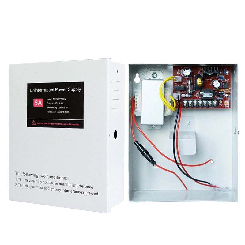 porcelana Fuente de alimentación de control de acceso 12V 5A con respaldo fabricante