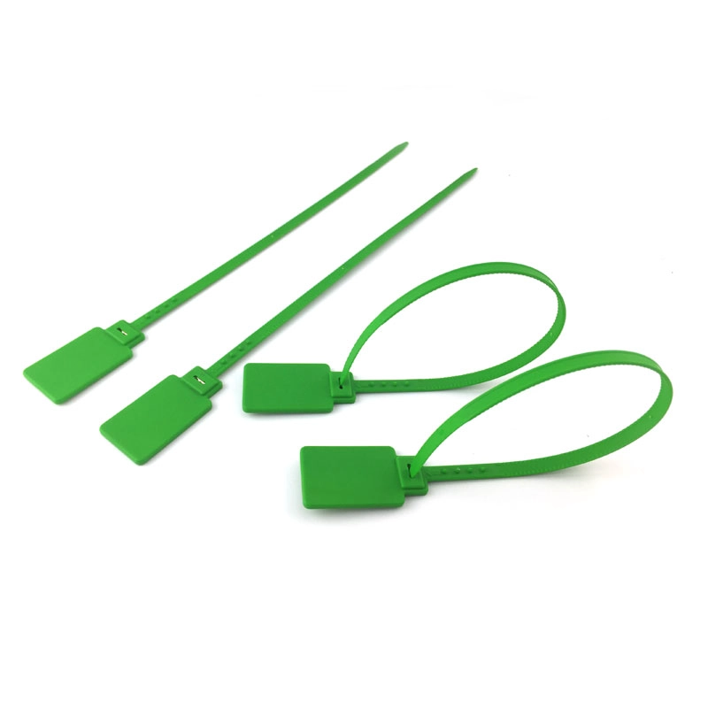 ACM-T021-UHF Plastic Seal Secure Zip Ties Print ISO14443A ISO15693 NFC RFID Cable Seal Tag Metal Zip Tie Gun Label Off White Tie Out Cable