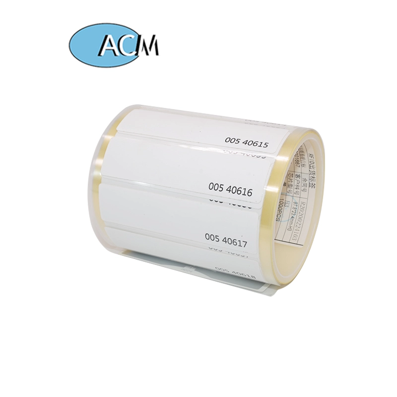 China. Maktaba ya Ufuatiliaji ya Karatasi ya ACM-UHF-P Uhf Gen2 Rfid lebo ya vibandiko vya uhf rfid kwa mfumo wa maegesho Mzalishaji