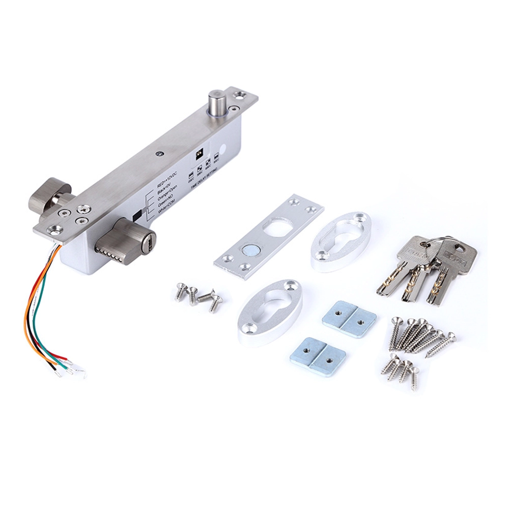 ACM-Y600B DC12V Drop Bolt Lock Key Open Cylinder Fail Secure Sturdiness Electric Deadbolt Electric Mortise Lock