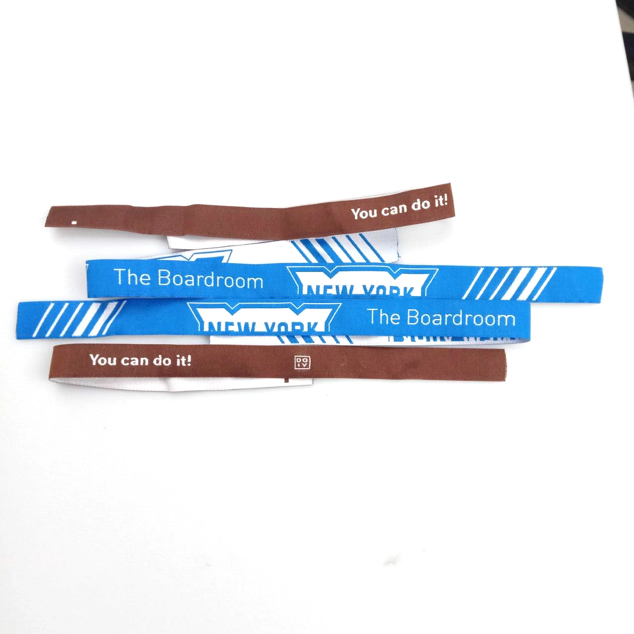 Custom 125khz Security RFID Tag Fabric Wristband Rfid Woven Wristbands