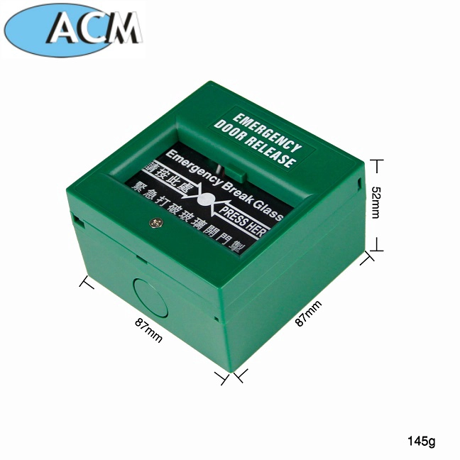 China. ACM-K3G Kitufe cha utoaji wa dharura cha ubora mzuri kwa mfumo wa udhibiti wa Ufikiaji Mzalishaji