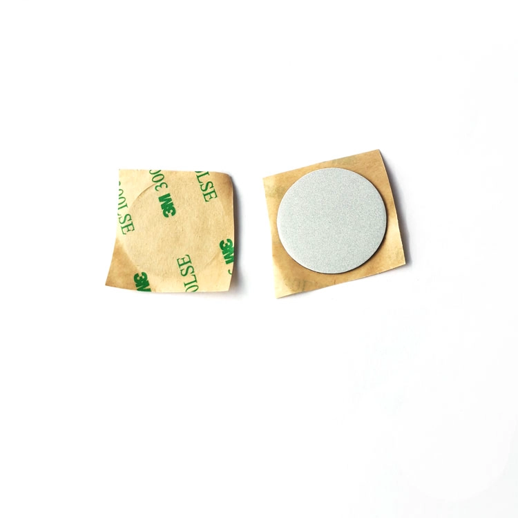Bagong Arrival 13.56MHz Custom na Screen Printing Silver Anti-metal RFID NFC Tag Sticker NTAG213/215/216 NFC Tag para sa Asset Management