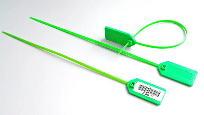 RFID 플라스틱 인감 태그 외계인 H3 칩 UHF RFID 케이블 타이 태그 스티커