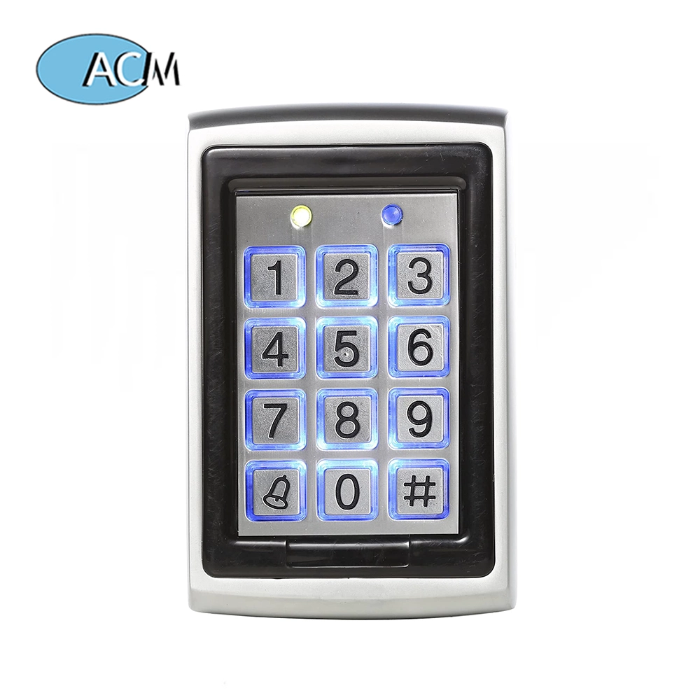 Security System Waterproof Metal Case Proximity RFID Reader 125khz Work Standalone Access Control Keypad