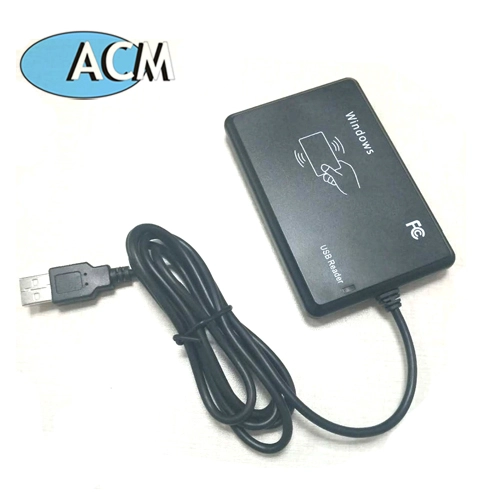 Қытай Қол жеткізуді басқару жүйесіне арналған ACM08N USB жұмыс үстелі RFID картасын оқу құрылғысы 125 кГц жақындықтағы смарт картаны оқу құрылғысы фабрикант